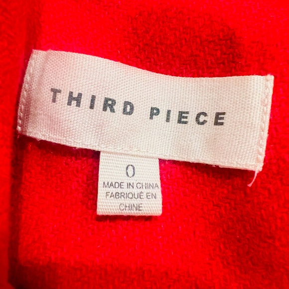 Anthropologie Red Coat Jacket 0 XS - Picture 5 of 5